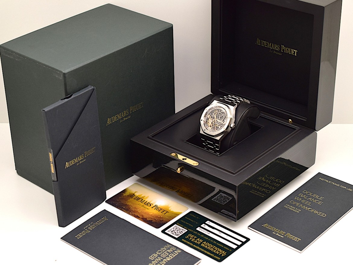 Royal Oak Double Balance Wheel Openworked new