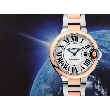 33mm steel/Rose Gold