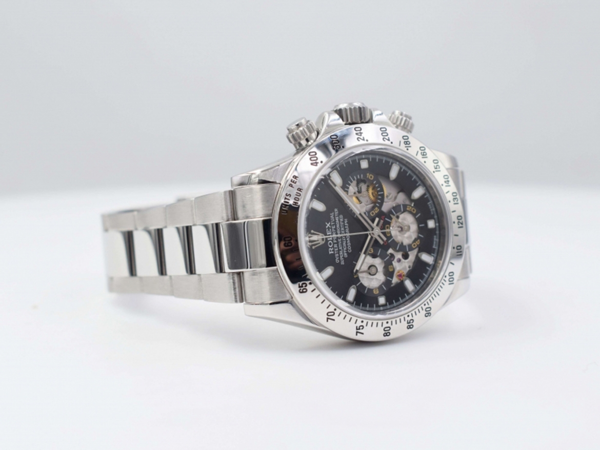 Black Skeleton Dial full set