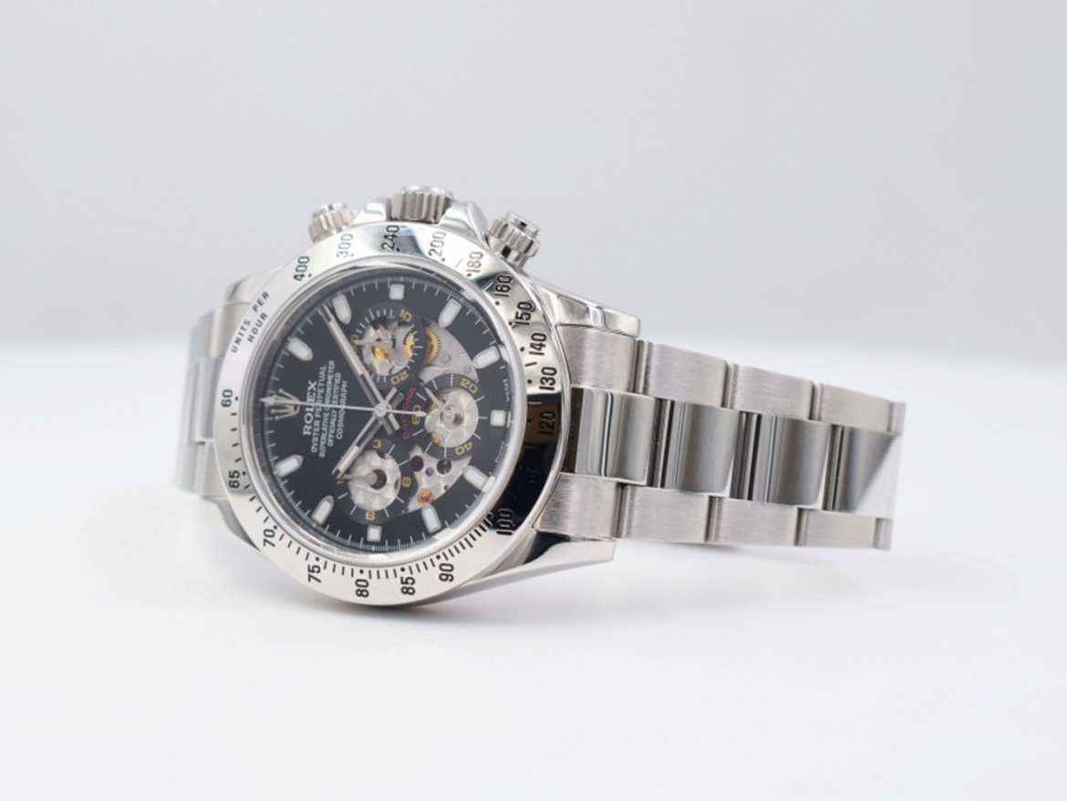 Black Skeleton Dial full set