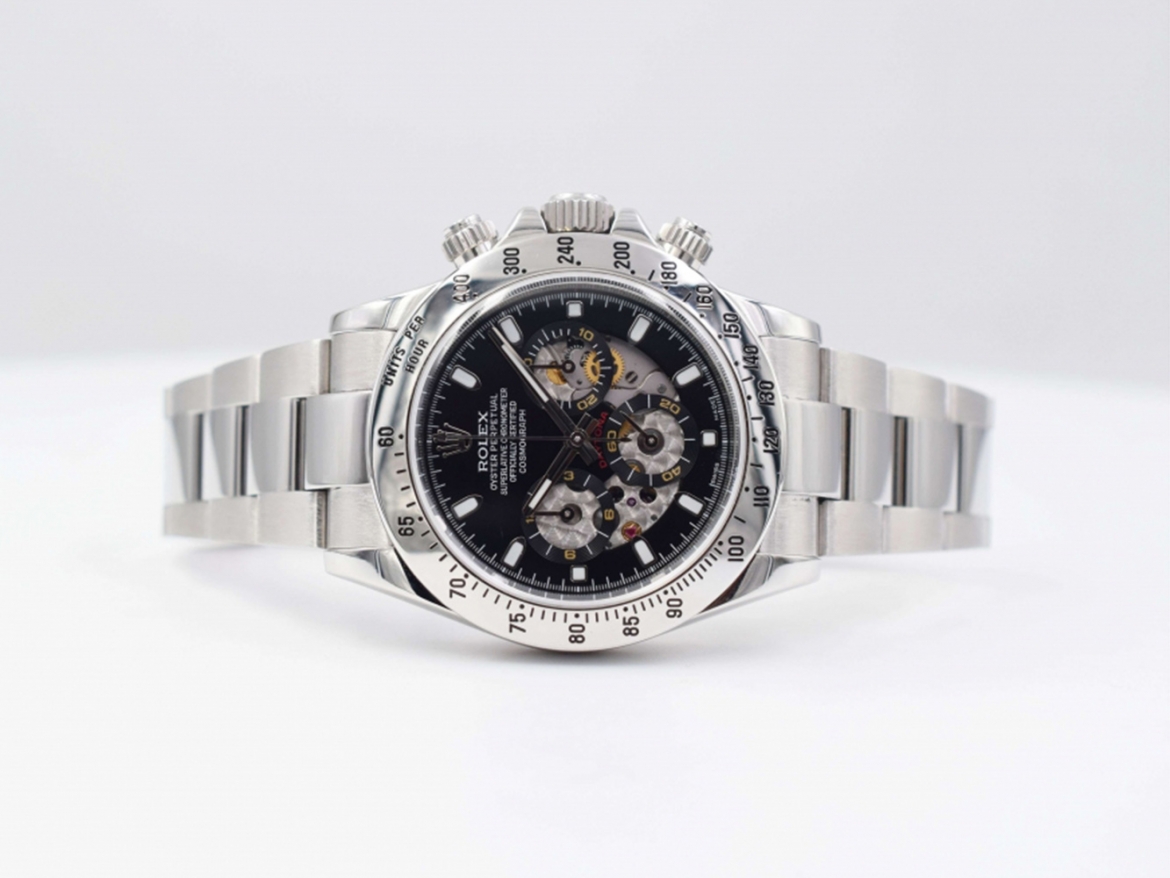 Black Skeleton Dial full set