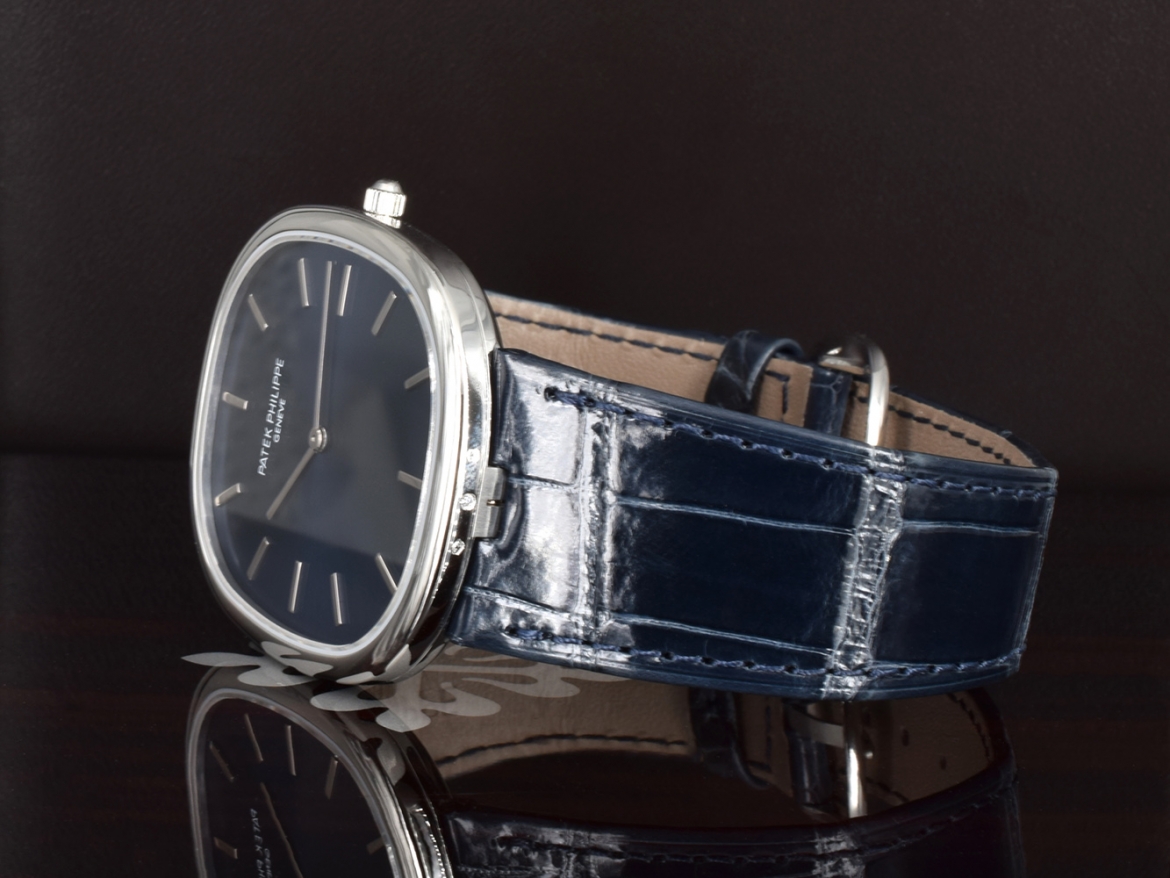 Golden Ellipse Platinum Blue New