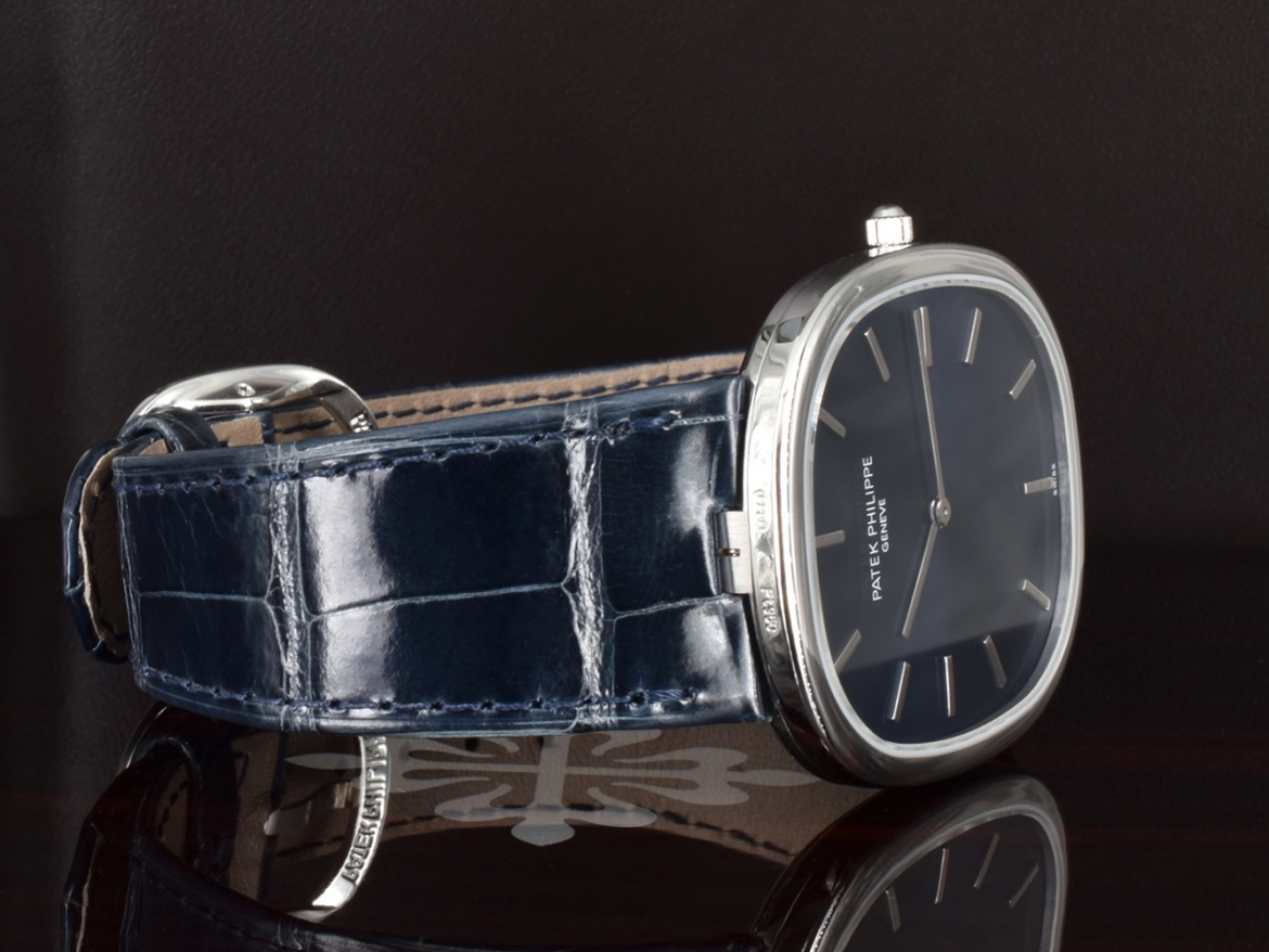 Golden Ellipse Platinum Blue New