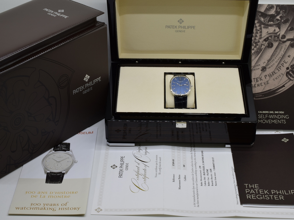 Golden Ellipse Platinum Blue New