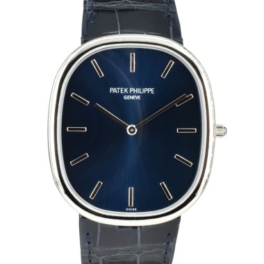 Golden Ellipse Platinum Blue New