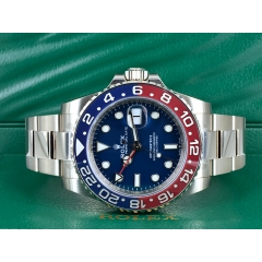 126719BLRO New Stickers 2021 - White Gold & Blue Dial