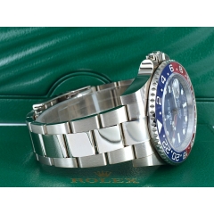 126719BLRO New Stickers 2021 - White Gold & Blue Dial