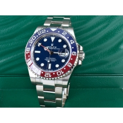 126719BLRO New Stickers 2021 - White Gold & Blue Dial