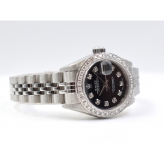26mm Black Diamonds Dial With After Diamonds Bezel - Full Set