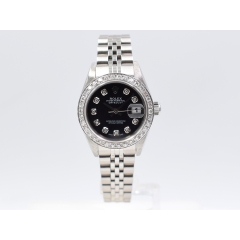 26mm Black Diamonds Dial With After Diamonds Bezel - Full Set