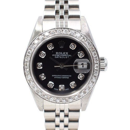 79174 Black Diamonds Dial With After Diamonds Bezel - Full Set 26mm
