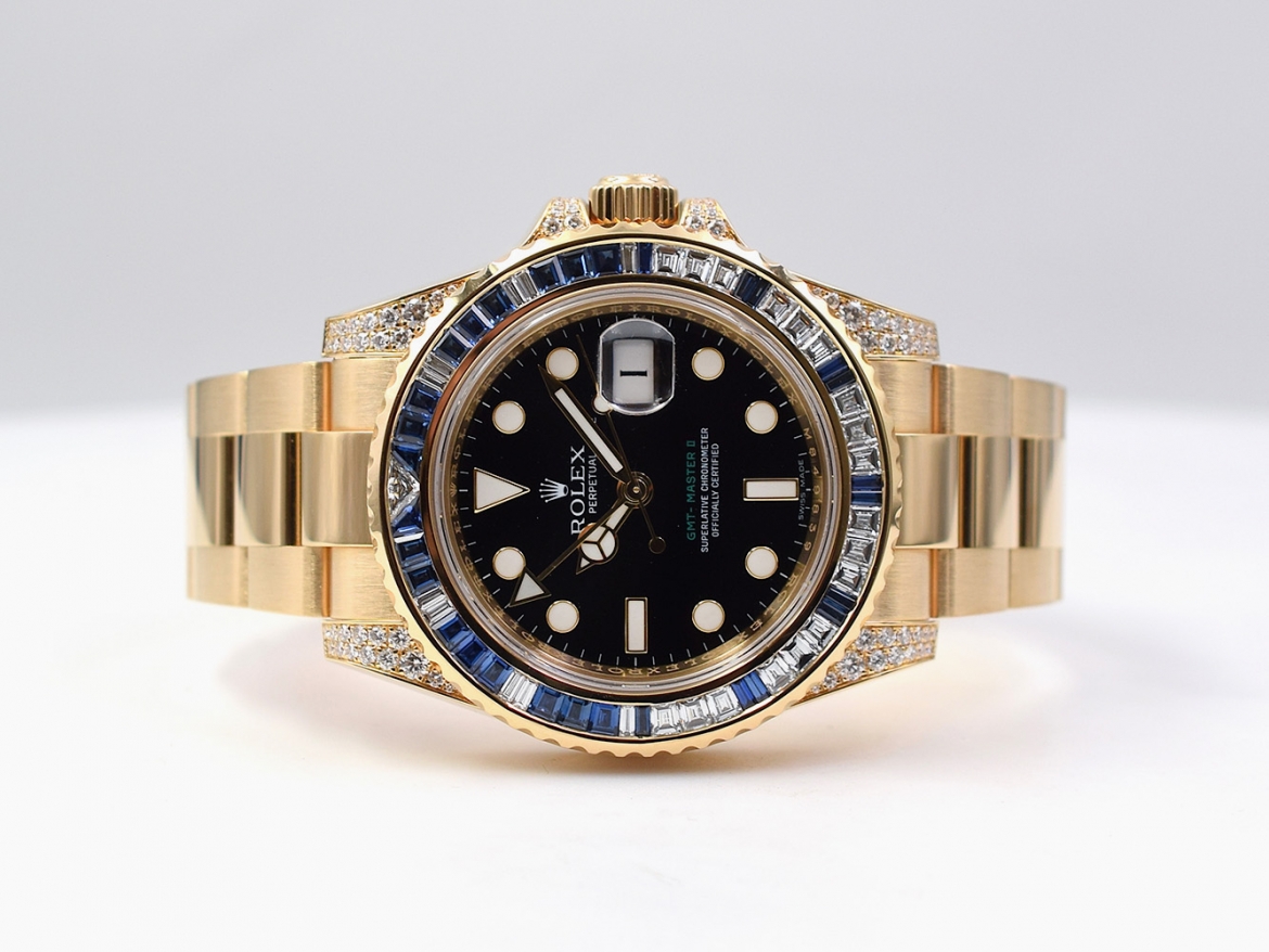 116758SA Diamonds & Sapphires bezel - Like New 2008