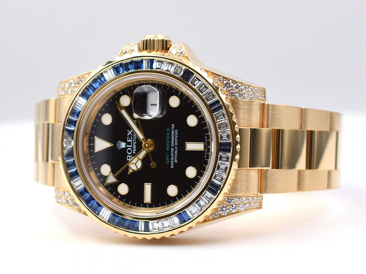 116758SA Diamonds & Sapphires bezel - Like New 2008