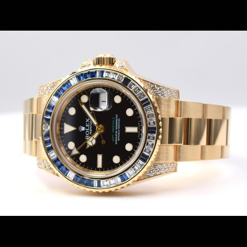 116758SA Diamonds & Sapphires bezel - Like New 2008