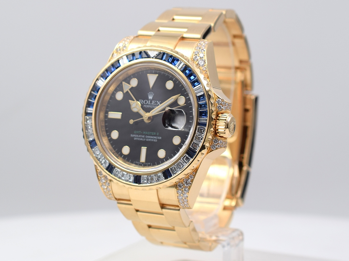 116758SA Diamonds & Sapphires bezel - Like New 2008