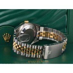 16233 Gold Dial With Big Diamonds - Full Set