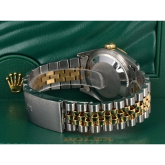 16233 Gold Dial With Big Diamonds - Full Set