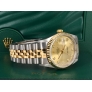 16233 Gold Dial With Big Diamonds - Full Set