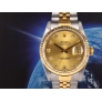 16233 Gold Dial With Big Diamonds - Full Set