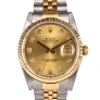 16233 Gold Dial With Big Diamonds - Full Set
