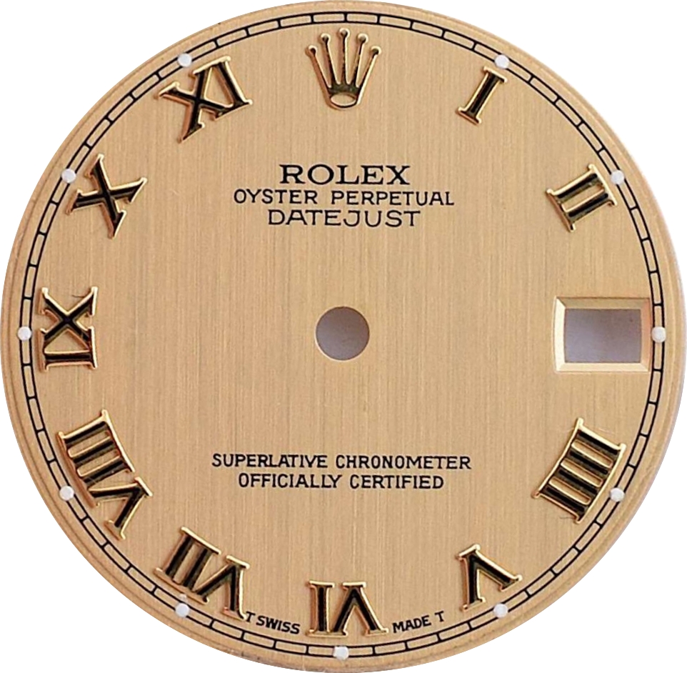 Dial for 31mm - Gold roman