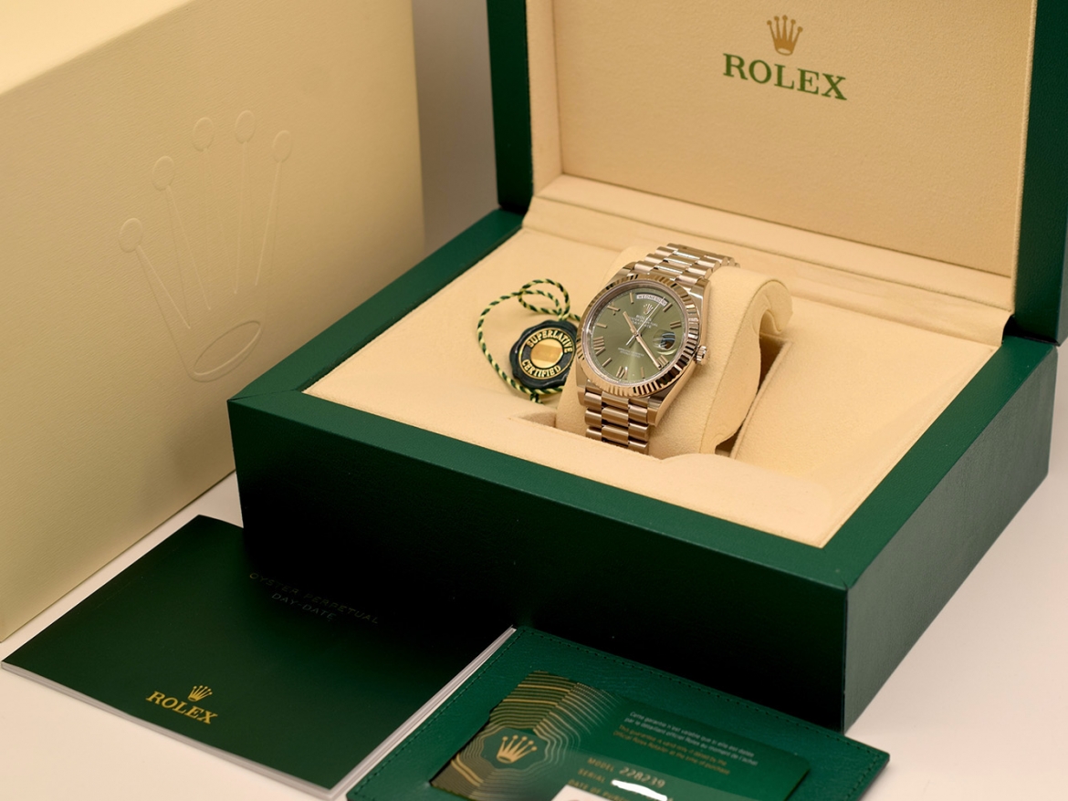 40mm Ref.228239 green NEW  - Full set