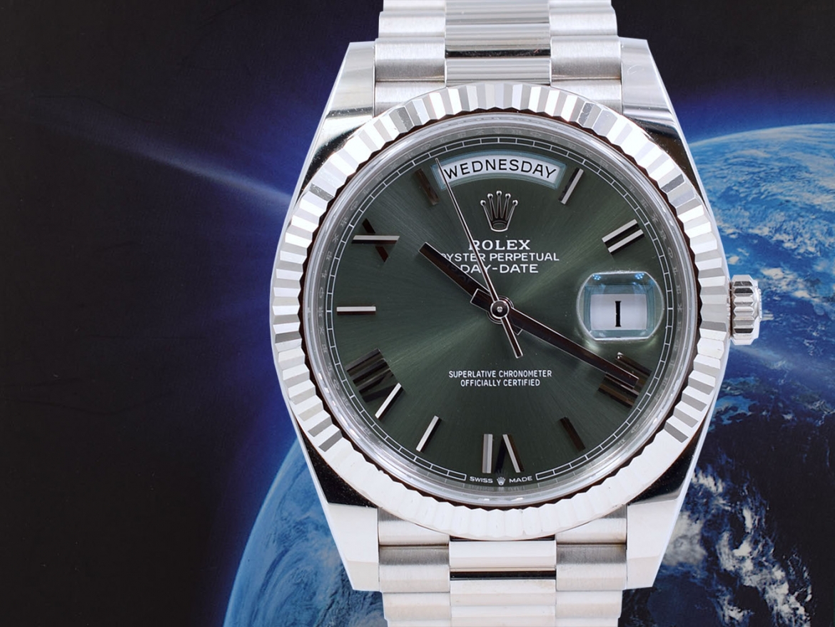 40mm Ref.228239 green NEW  - Full set