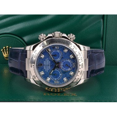 116519 New/Nos Stickers white gold sodalite diamonds dial - ITA