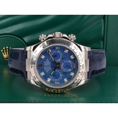 116519 New/Nos Stickers white gold sodalite diamonds dial - ITA