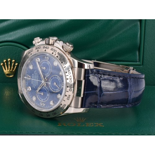 116519 New/Nos Stickers white gold sodalite diamonds dial - ITA