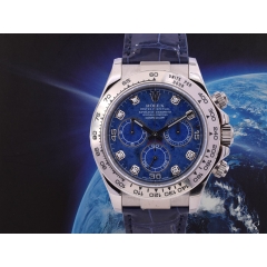 116519 New/Nos Stickers white gold sodalite diamonds dial - ITA