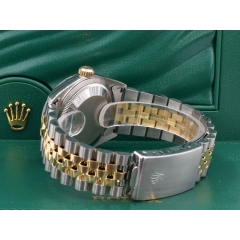 16233 Black Dial With Big Diamonds - Full Set