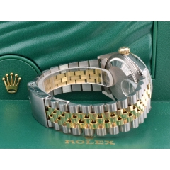 16233 Black Dial With Big Diamonds - Full Set