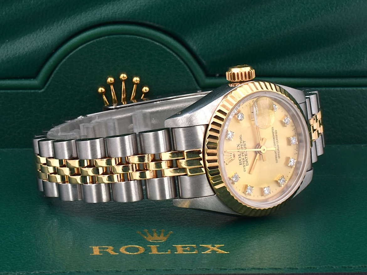 69173 Gold Diamonds Dial - Full Set 26mm