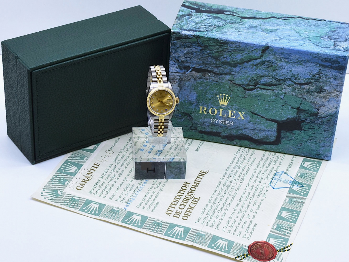 69173 Gold Diamonds Dial - Full Set 26mm