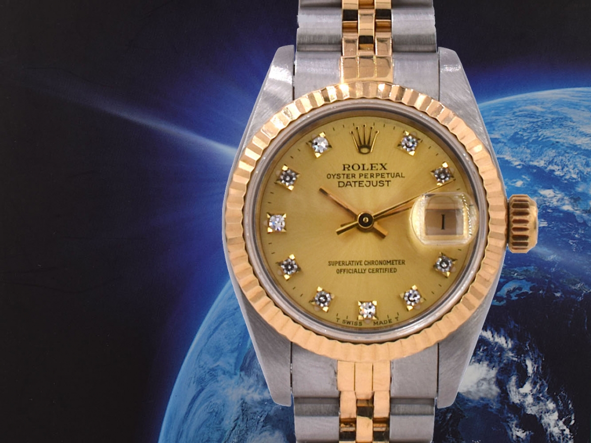 69173 Gold Diamonds Dial - Full Set 26mm