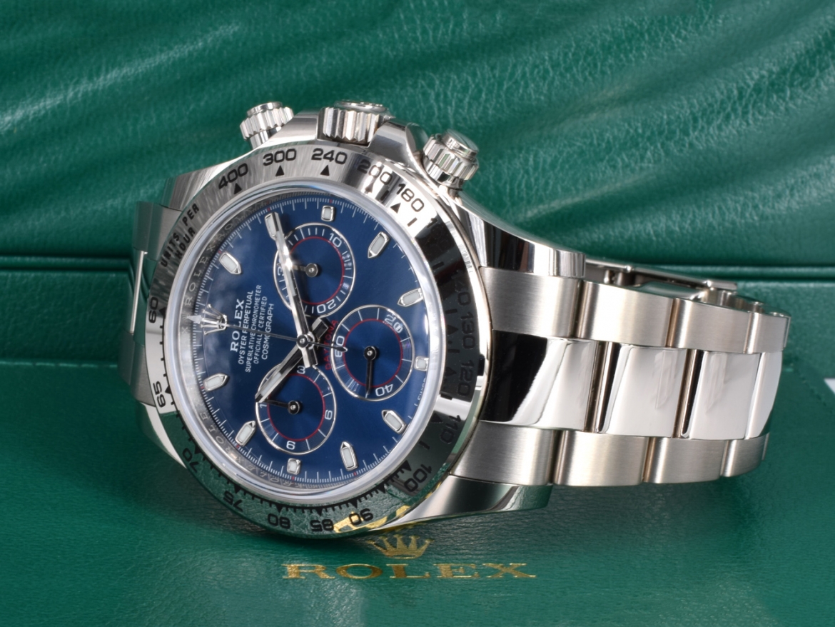 116509 White gold blue dial - New 2023