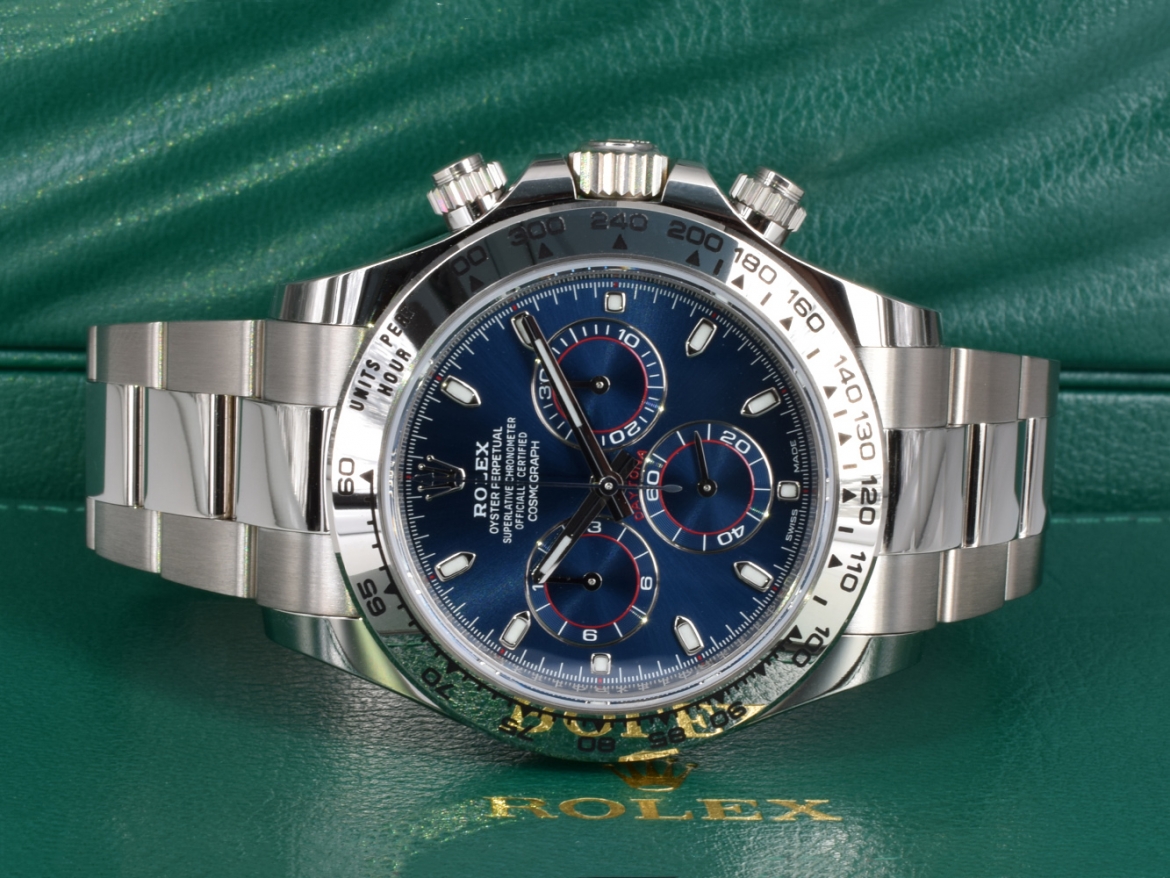 116509 White gold blue dial - New 2023