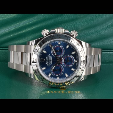 116509 White gold blue dial - New 2023