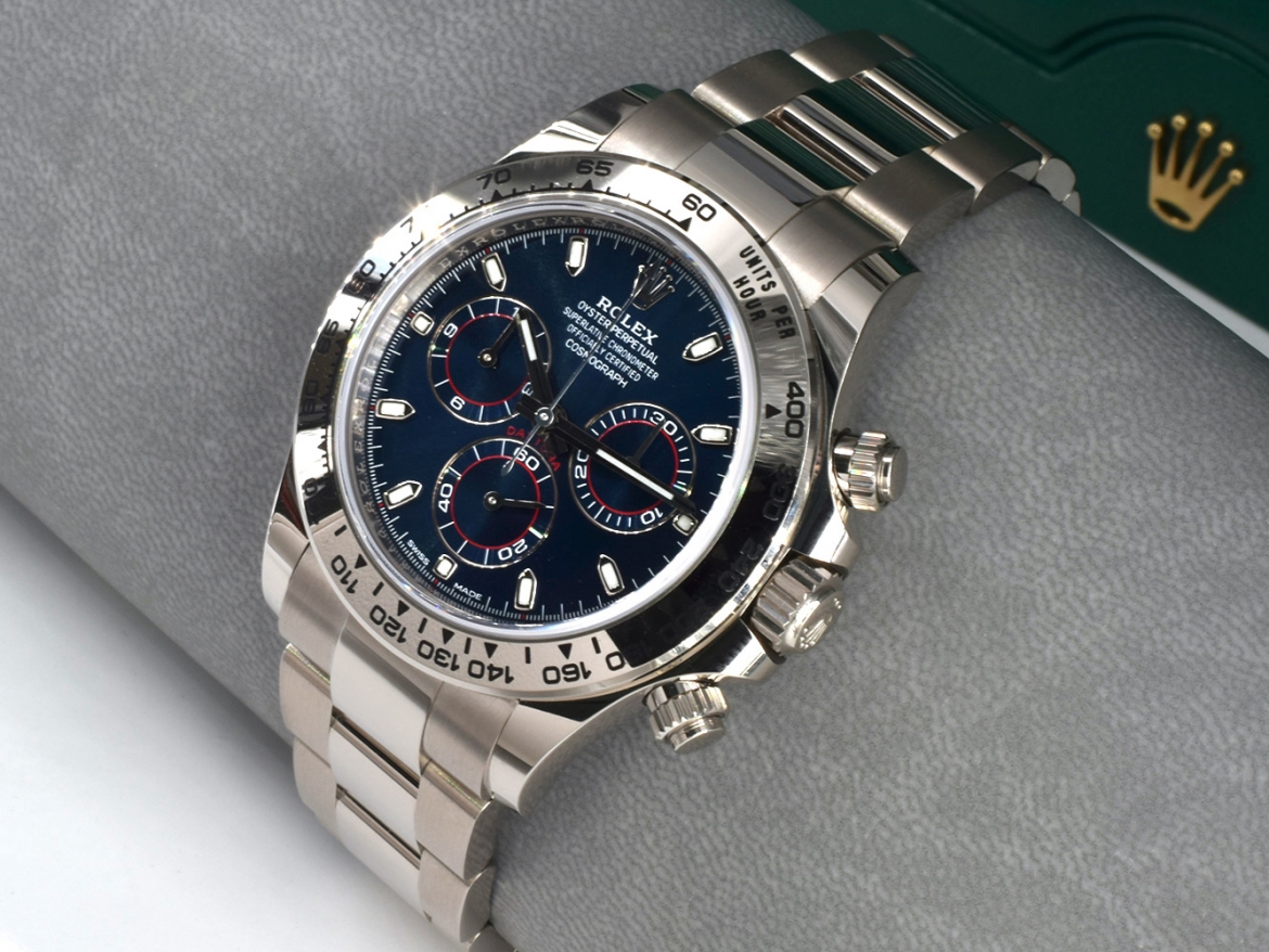 116509 White gold blue dial - New 2023