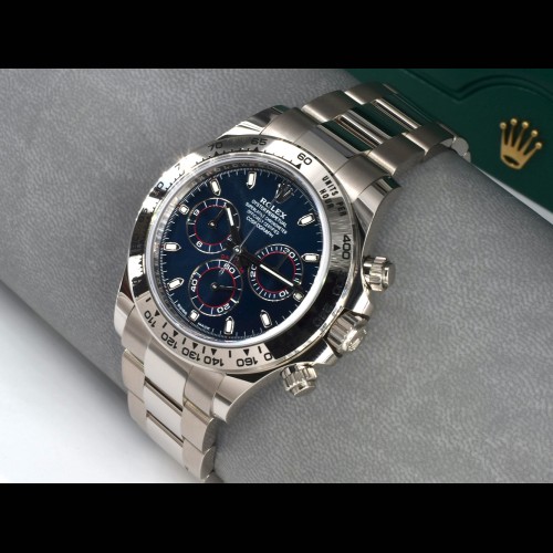 116509 White gold blue dial - New 2023
