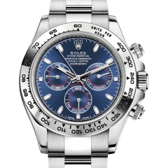 116509 White gold blue dial - New 2023