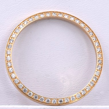 Rolex Datejust 36mm lunetta-bezel YELLOW GOLD DIAMONDS CUSTOM