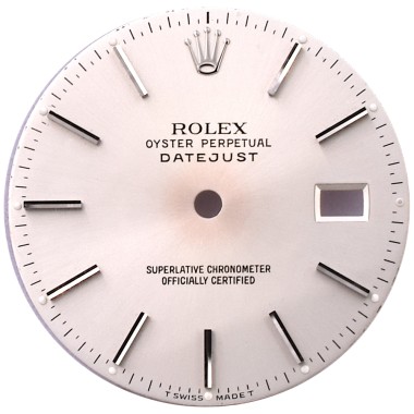 Rolex Datejust 36 mm Silver quadrante/dial