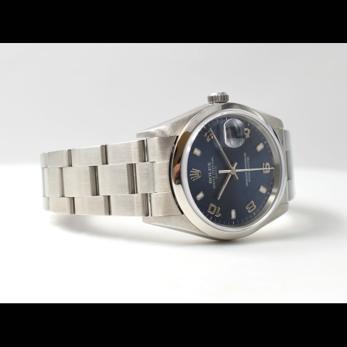 15200 34mm Blue dial Full Set