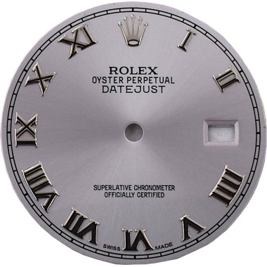 Rolex Datejust 36 mm 16200/16234 Silver Roman quadrante/dial