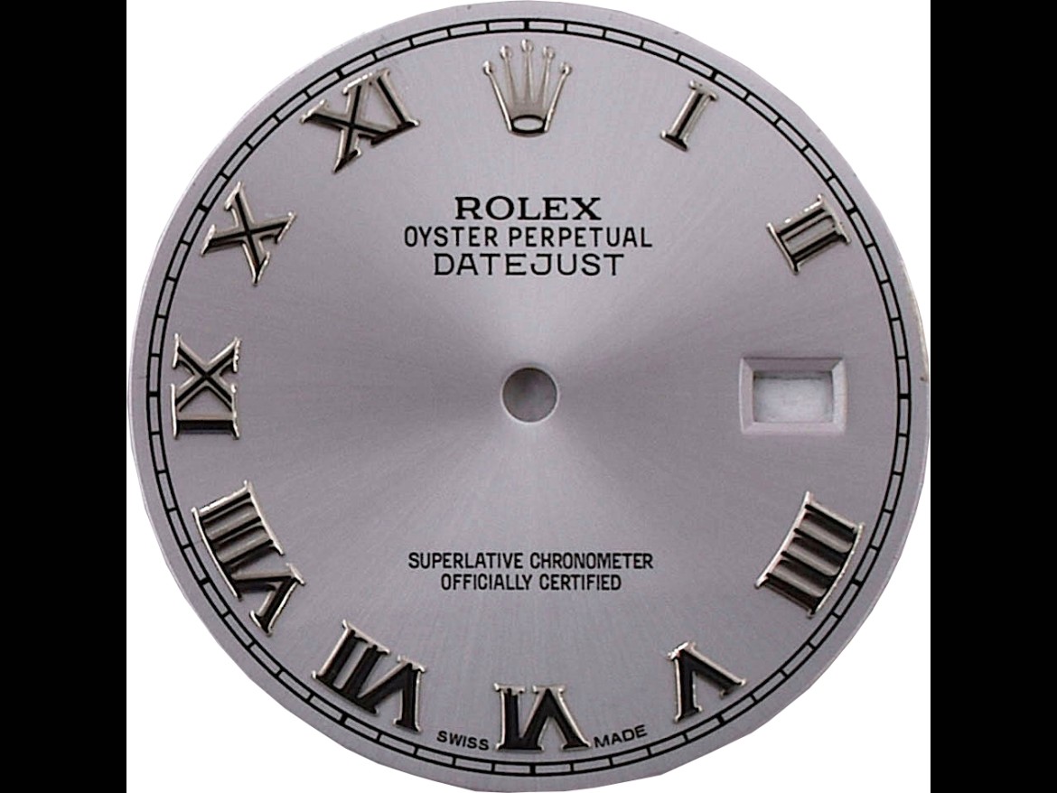 Rolex Datejust 36 mm 16200/16234 Silver Roman quadrante/dial
