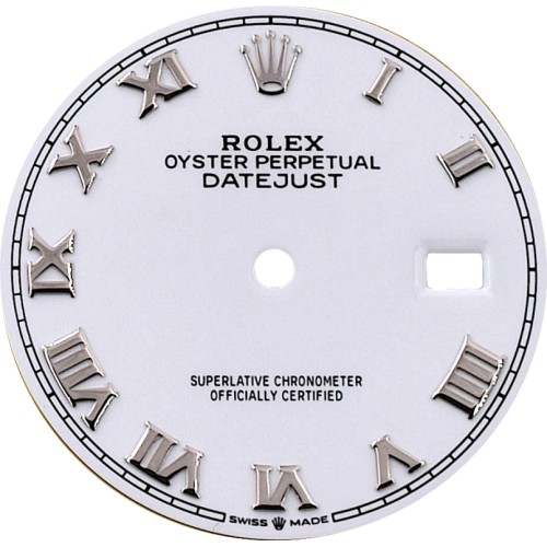 Rolex Datejust 126200/234  White Roman 36 mm quadrante