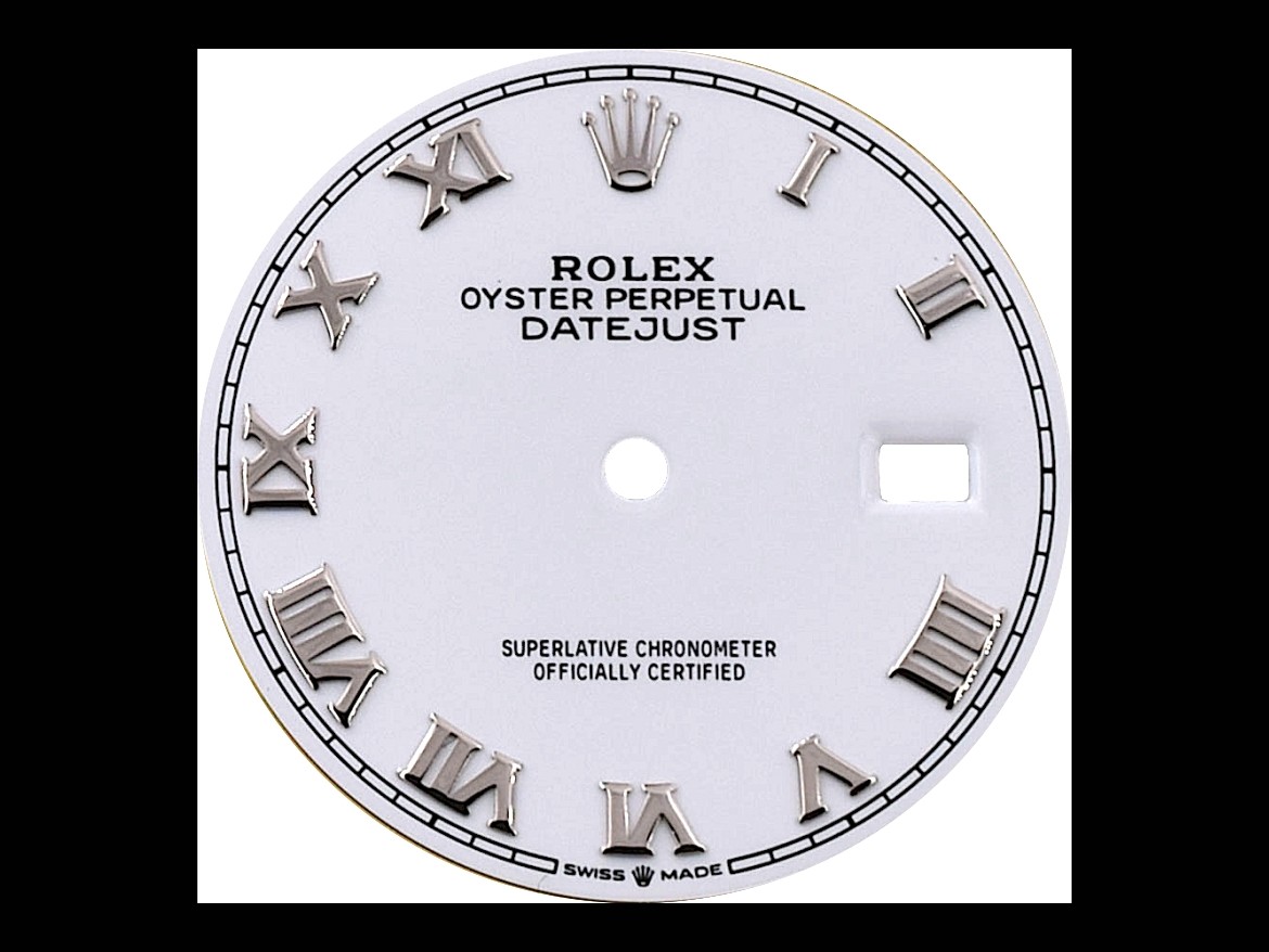 Rolex Datejust 126200/234  White Roman 36 mm quadrante