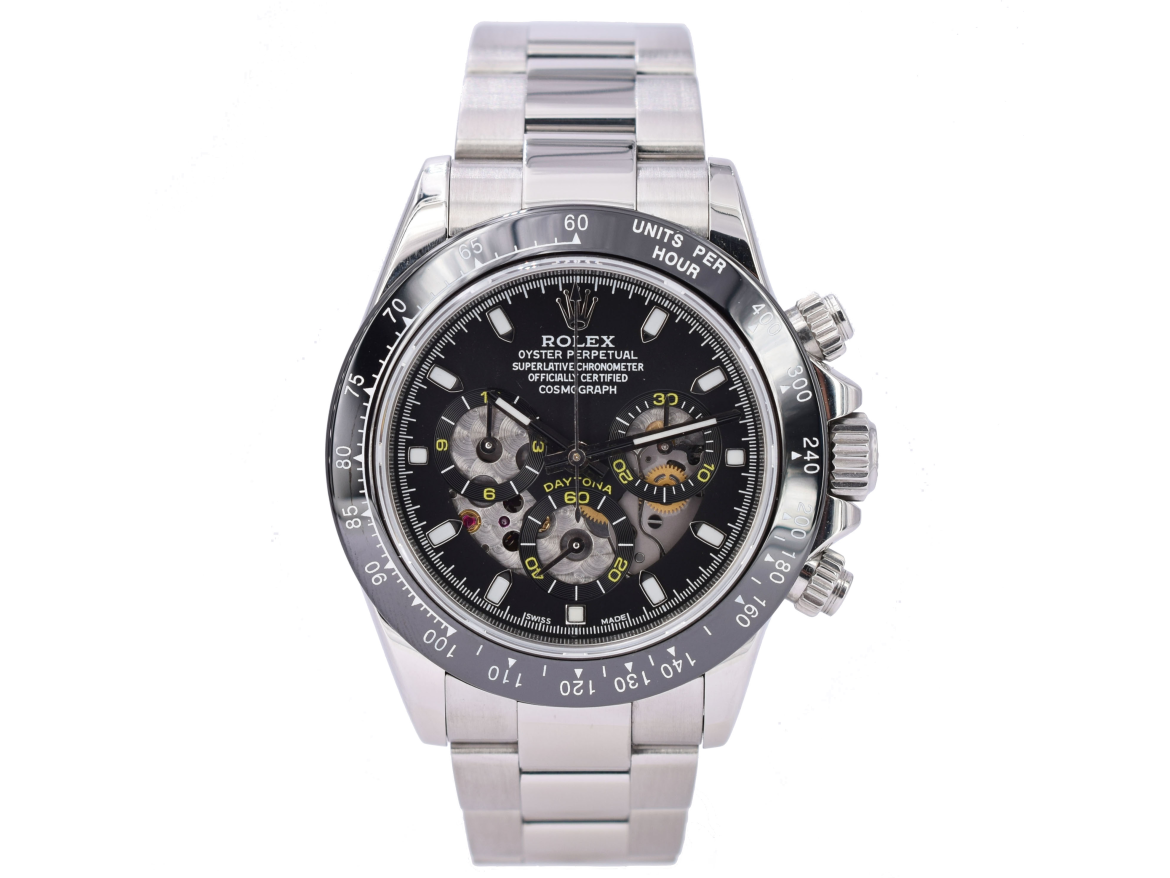 116520 Black skeleton dial and ceramic bezel - Limited Edition